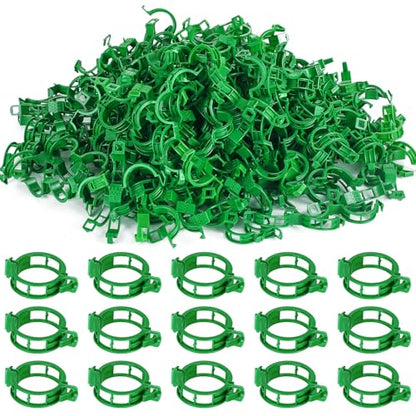 100PCS Green Plant Support Clips, Tomato Clips, Garden Clips, Trellis Clips, Vine Clips for Climbing Plants to Prevent Tomatoes from Pinching or Falling Off - color: Green 100pcs