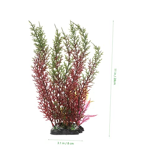 LIOOBO Realistic Fish Tank Plants Creative Artificial Plants for Aquarium Desktop Decorative Grass for Aquarium