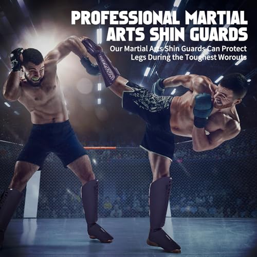 Muay Thai Shin Guards for Men, Women