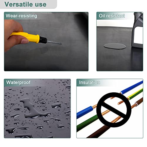 1/8" (.125") Neoprene Rubber Sheet Non-Slip Insulation Pads Black Rubber Padding Rubber Strip Roll, DIY Gaskets for Sealing,Protection, Abrasion, Supports (12" Wide X 60" Long） - size: 12" Wide X 60" Long