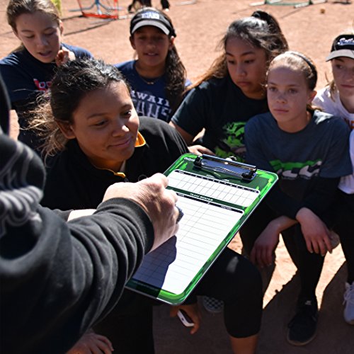 GoSports Premium Dry Erase Coaches Clipboards – Basketball, Baseball, Football, Soccer, Hockey, Volleyball, Lacrosse - color: Baseball / Softball Mini