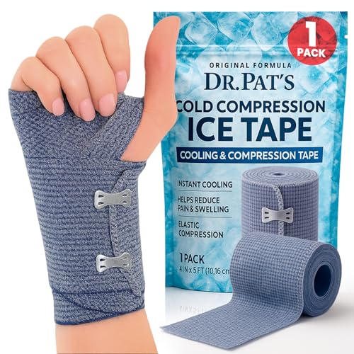 Dr Pat's Ice Tape - Cooling Bandage Wrap Athletic Tape - Compression - size: 1 Pack