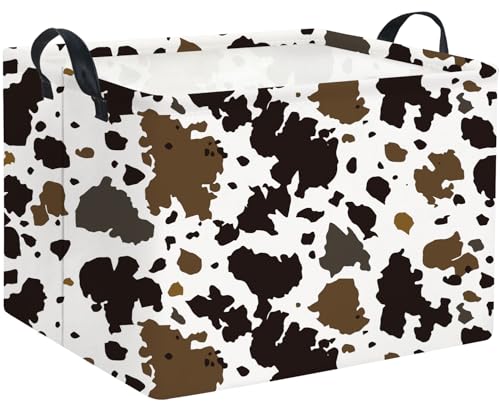 Rectangular Cow Basket Kids Basket Baby Storage Bin Basket Organizer Box for Boys Room Decor(Cow) - color: Cow