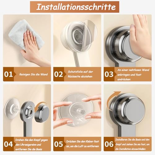 MFMYEE Rotating Pot Lid Rack with Suction Cup, Adjustable Wall-Mounted Pot Lid, Punch-Free Cutting Board Rack for Home Kitchen, Multifunctional Hooks for Cutting Board (Gray) - color: Gray