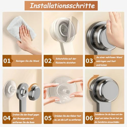 MFMYEE Rotating Pot Lid Rack with Suction Cup, Adjustable Wall-Mounted Pot Lid, Punch-Free Cutting Board Rack for Home Kitchen, Multifunctional Hooks for Cutting Board (Gray) - color: Gray