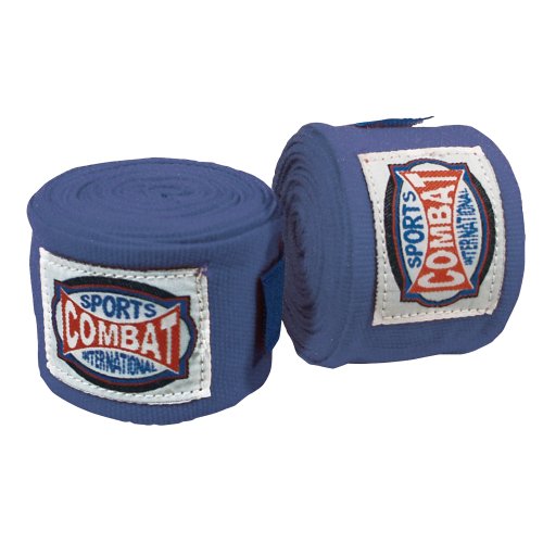Combat Sports Semi-Elastic Handwraps - 10 Pack - color: Blue