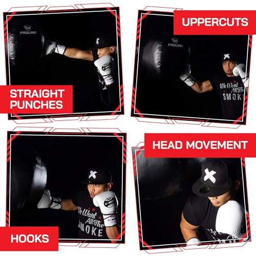 Wrecking Ball Heavy Punching Bag for Adults, Hook and Uppercut, Body Snatcher, Boxing, MMA, Muay Thai, 65 lbs - color: Yellow / Black, size: Unfilled