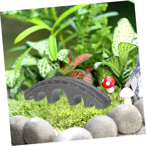 Fish Tank Decorative Arch Bridge Mini Decoration Coral Aquarium Air Outlet Vents Soft Sponge Sponge Pearlescent Sponge Decorative Bookmarks Retro Arch Bridge Dark Ceramics