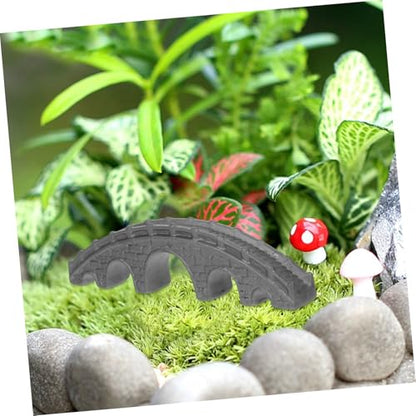 Fish Tank Decorative Arch Bridge Mini Decoration Coral Aquarium Air Outlet Vents Soft Sponge Sponge Pearlescent Sponge Decorative Bookmarks Retro Arch Bridge Dark Ceramics