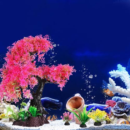 TOYANDONA 10pcs Plastic Fish Tank Plants Realistic Aquarium Decorations for Betta and Low-Maintenance and Versatile Aquarium Decor Underwater Aesthetics