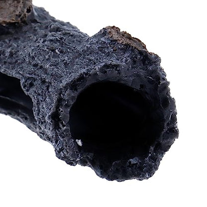 Wealrit Resin Tree Stump, Hollow Log, Aquarium Landscape Decoration, Caves and Hides for Fish