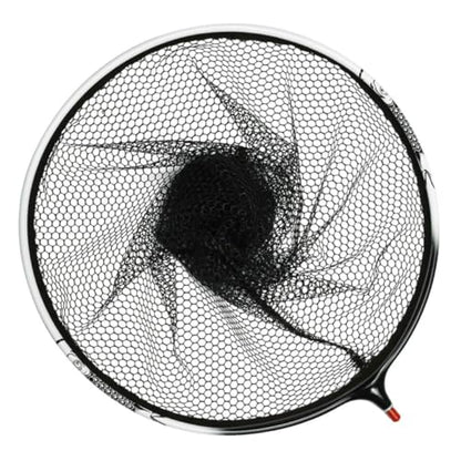 FRCOLOR Nylon Fishing Landing Net Head with Nano-Coated Titanium Alloy Frame, 30cm Fine Mesh Landing Net Accessory for Freshwater and Saltwater Fishing