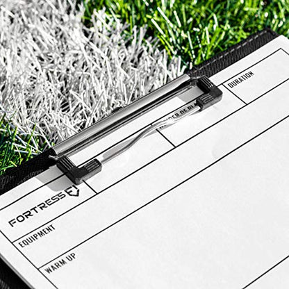 FORZA Magnetic Coaching Board | A4 Double-Sided Tactics Folder with Magnetic Markers, Pen & Eraser [13 Sport Options] - style: Baseball