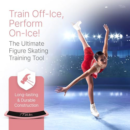 Turn Board for Dancers and Skaters, Ballet and Figure Skating Spinner - color: Pink
