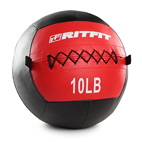 RitFit Soft Medicine Ball for Strength and Conditioning Workouts - size: 10lb