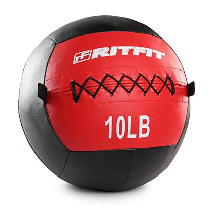 RitFit Soft Medicine Ball for Strength and Conditioning Workouts - size: 10lb