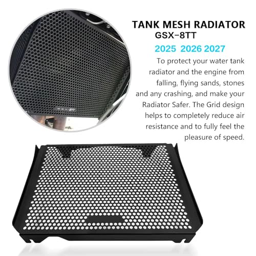 For GSX-8TT 2026GSX 8R GSX8TT gsx8tt gsx-8tt 2025 2026 2027 NEW gsx8tt gsx8tt Motorcycle Accessories Radiator Grille Guard Cover Fuel Tank Protection