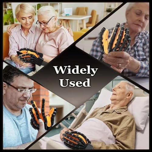 8th-Gen Rehabilitation Robot Gloves, Stroke Therapy Equipment, Hand Robotic Rehabilitation Device, 4 Modes, Adjustable Intensity, Touch Panel. Perfect Gifts for Stroke Patients with Hand Impairment - color: Right Hand, size: Small