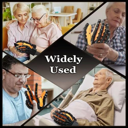 8th-Gen Rehabilitation Robot Gloves, Stroke Therapy Equipment, Hand Robotic Rehabilitation Device, 4 Modes, Adjustable Intensity, Touch Panel. Perfect Gifts for Stroke Patients with Hand Impairment - color: Left Hand, size: X-Large