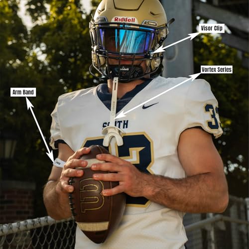 O Shield Vortex Graphic Football Mouth Guard, Beast - color: Beast