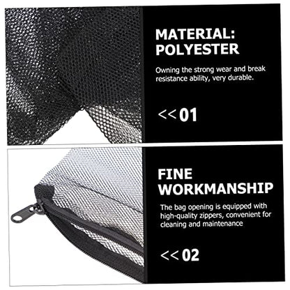 15pcs Net Bags for Fish Tank Water Filtration Washable Mesh Bags Zippers to Prevent Media Loss and Protect Pump