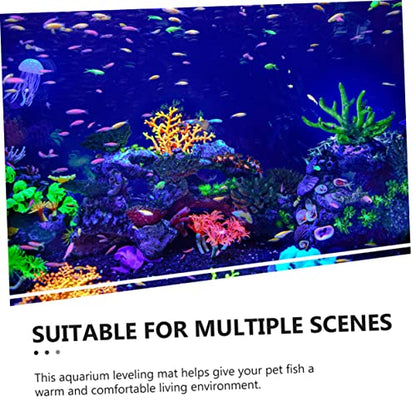 Reptile Tank Mat Thickened Nonslip Fish Tank Pad for Aquariums Base Water Absorbent and Insulated for Pet Fish and Reptiles