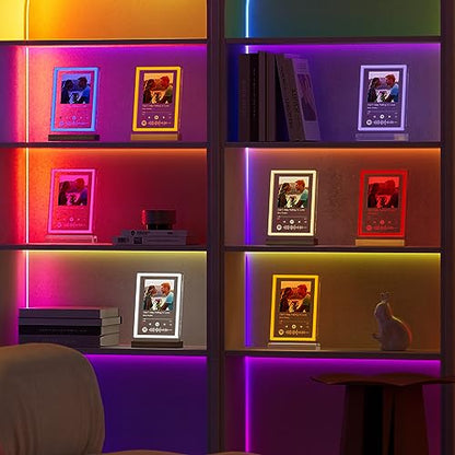 Bemaystar Acrylic Stands for Display, Plaques, Crystals, Photo Albums, Display Base Stand, RectangularBase