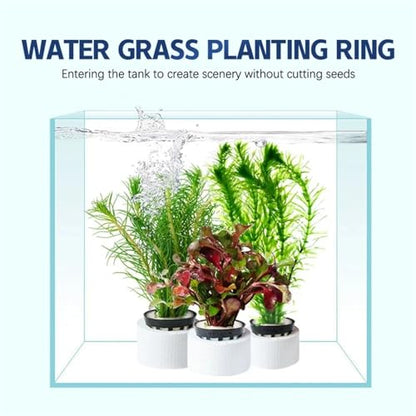 25pcs Aquatic Plants Fixed Ring Fish Tank Fix Basket Aquarium Accessories Landscape Decoration Water Grass Cup