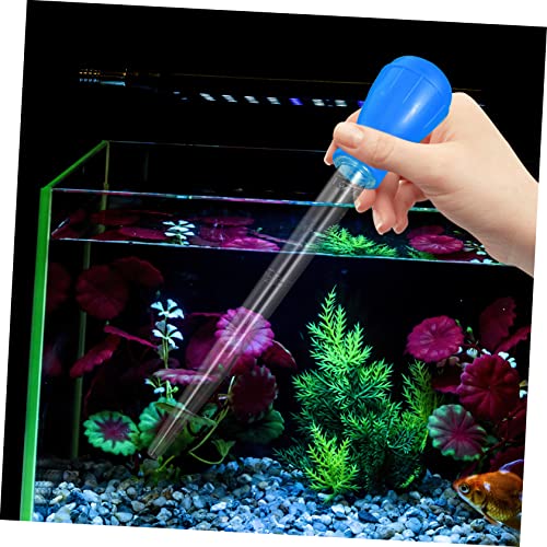 2pcs Fish Tank Siphon Pump Extension Tubes for Gravel Cleaning and Water Change Handheld Fish Tank Vacuum Cleaner Easy to Use Aquarium Accessory