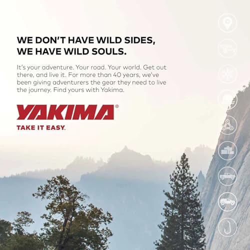 Yakima Rooftop Fly Rod Carrier, Adjustable Length Holder for up to 4 Fly Fishing Poles up to 10 Ft Long – Felt Padding, Reel Box & Tubes for Secure Gear Storage, DoubleHaul