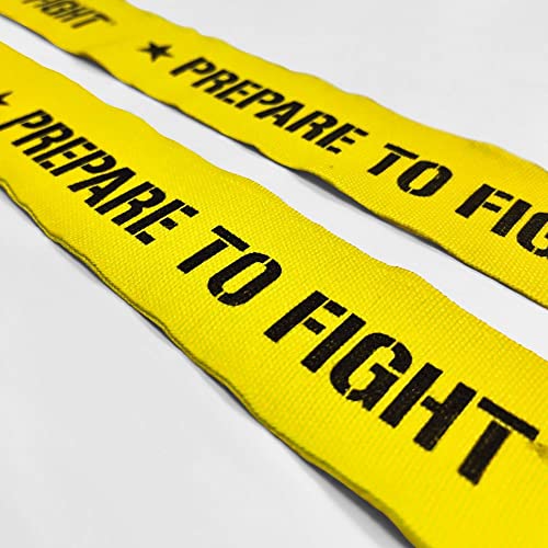 Geezers Prepare to Fight Hand Wraps - color: Yellow, size: 4m