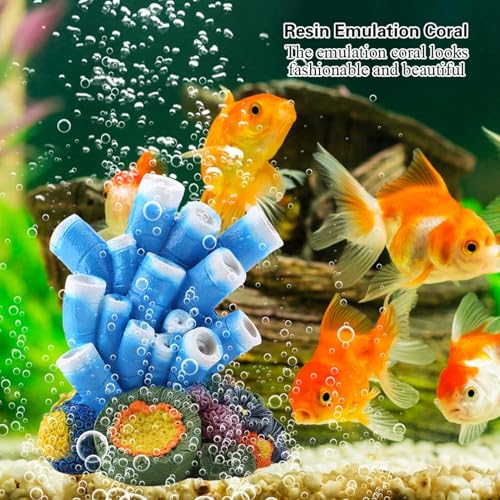 Colorful Fashionable Resin Emulation Fish Tank Aquarium Decor