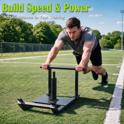 GanFindX Weight Sled, Workout Sled for Athletic Fitness Strength Training