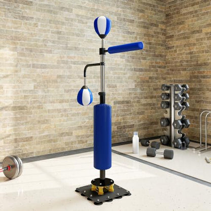 Soozier Boxing Bag Stand with Speed 55.1" to 80.7" - color: Blue