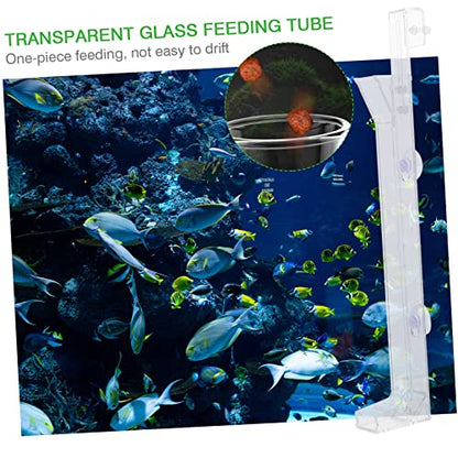 BESPORTBLE Shrimp Feeder Tube Feeding Tool Scale for Aquarium and Pets for Corals Shrimps and Guppies Medium Feeding