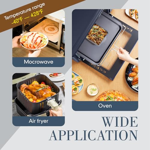 Small Casserole Dishes 2 Pack, 5 Inch Glass Square Baking Dish Individual Portion Baking Pan for Oven Microwave Air Fryer Square Egg, Clear Prep Bowls with Handle - size: Small-Square