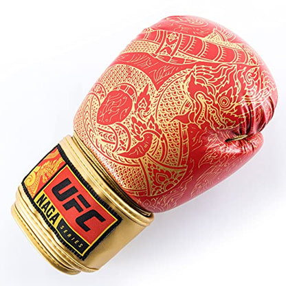 UFC Thai Naga Training Gloves - color: Red, size: 18oz