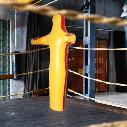 Grappling Dummy Wrestling Dummy Unfilled Jiu Punching Bag Throwing Judo Dummy Bag for Kickboxing Judo Karate - color: Yellow 170cm
