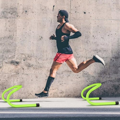 Wettarn 30 Pcs 6" Speed Agility Training Hurdles - color: Green