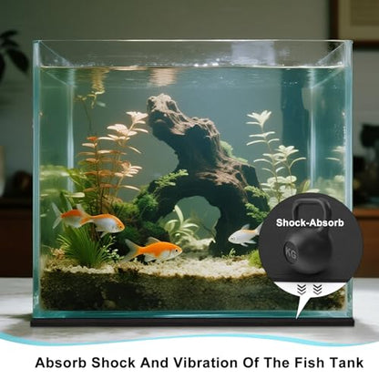 Aquarium Leveling Foam Mat, 6mm Fish Tank Mat for Under Tank, 15.75X11.81inch Waterproof Compressible Neoprene Mat for Turtle Fish Tank