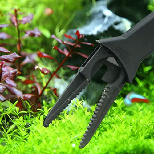Aquarium Tongs Long Handle Aquatic Grass Plant Clamp Cleaning Tweezer for Fish Tank 50cm Algae Scrapers