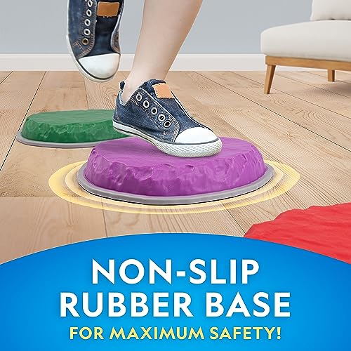 National Geographic 6-Piece Balance Stepping Stones Set for Kids - style: 6 Stepping Stones