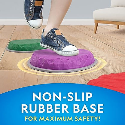 National Geographic 6-Piece Balance Stepping Stones Set for Kids - style: 6 Stepping Stones