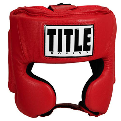 Title USA Boxing Masters Competition Headgear - Headgear, Boxing Competition Headgear, Boxing Protective Gear, Sparring Headgear, Boxing Headgear, Martial Arts Headgear, USA Boxing Approved Headgear - color: Red, size: X-Large