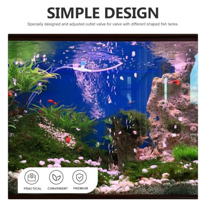 30Pcs T Shaped Aquarium Valves Compact Fish Tank Air Regulators Inline Tubing Connectors Adjustable Air Pump Control Valves for Home Aquariums