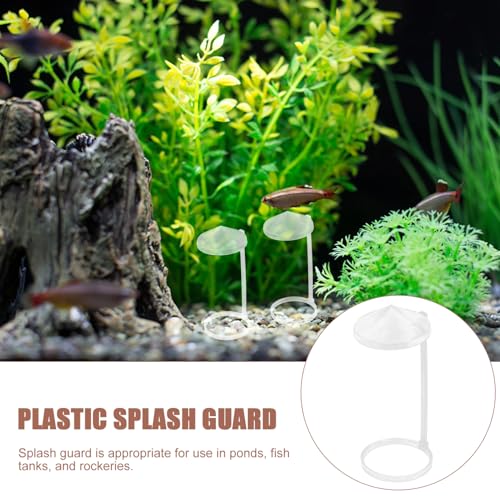 5pcs Humidifier Splash Guards Water-Splashing Design for Rockery Fish Tank Use Plastic Splash Guard Cover for