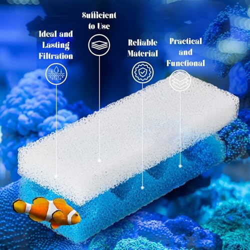 24 Pcs Filter Media Kit Compatible with Fluval 306/307, Including Foam Pad, Water Polishing Pad, Biological Sponges Max for Aquarium Canister Filter Media Replacement - style: 306/307