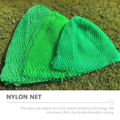 KALLORY Fishing Landing Net Replacement Head with Thick Mesh, Multi-use Outdoor Fish Catching Supply, Blue Green Sturdy Fishing Land Net for Freshwater and Saltwater Anglers