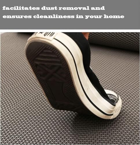 PVC Drainage Floor Mat 3X10 FT Non-Slip Commercial Wet Area Mat for Outdoor and Indoor Restaurant Kitchen Bar Swimming Pool Splash Matting Water Drain Flooring Mat,Grey