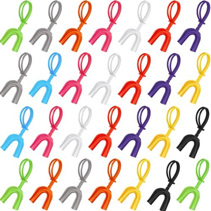 Kanayu 30 Strapped Mouth Guard Without Boil Mouthguard - color: Multicolor, size: Adults